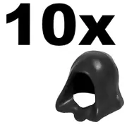 NEW LEGO - Headgear - Castle - Hood Cloth Black x 10 -Palpatine Darth Maul Robin