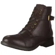 Clarks Women's Swansea Ledge Leather Anke High Side Zip Lace Up Winter Boots