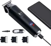 Electric Hair Clippers,Clippers And Trimmers Set - Cordless Rechargeable Waterproof Precision Shaver Groomer For Chest Back Leg Barber Use Home Gym