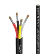 14 Awg 4 Conductor Electrical Wire 4 Core Extension Cable 20Feet UL2464 DC 5V/12