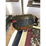 二手 FENDI MULTICOLOUR CANVAS BELT BAG 經典立體LOGO 腰包 胸口包