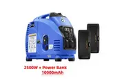 1* Gentrax 2.5KW Max 2.2KW Rated Inverter Generator Pure Sine Wave + 2* VoltX 5000mAh Power Bank