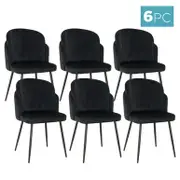 Scarlett Dining Chairs (Set of 6) - Black