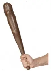 Brown Plastic Squeaking Caveman Club Pk 1