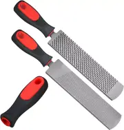 Gisafai 2 Pcs 12 Inch Hoof Rasp with Handle Trimming Horseshoe File Carbon Steel