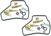 Repair Accessories kit Carburetor Rebuild Sets for VTR250 for Interceptor VTR 250 Main Slow Jets Chamber Seals Float Needle Valves Pilot Screw