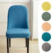 Jacquard Chair Cover Curved Chair Cover Elastic Chair Cover Home Textile Soft `