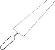 Mipcase Stainless Steel Barbecue Fork Durable Meat Fork for Grilling Camping Parties Easy to Clean Safe Design for Roasting Skewers Marshmallows Outdoor Cooking Tool