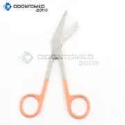 1 Lister Bandage Nurse Scissors 5.5'' - Color Handles Orange