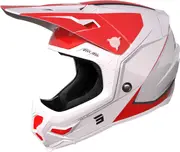 Shot Core Comp Motocross Helmet, white-red, Size 2XL for Men White Red