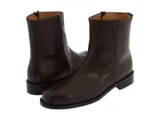 NIB $115 NEW Fitzwell Fitzwell Aidan Men's brown Ankle Boots SZ 9M DRK.BROWN