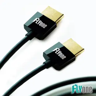 FLYone 超薄HDMI轉HDMI 1.4版連接線1.2M/2M/3M