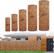 Outdoor Patio Custom Size Decorative Bamboo Privacy Fencing Rolls Garden Natural Reed Fence for Outdoor, Balcony,Backyard,Patio(3 * 98ft(91 * 3000cm))