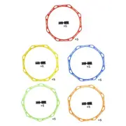 5Pcs Agility Training Rings Speed Rings Exercise Devices Soccer Training Rings