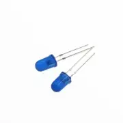 50pcs Blue To Blue F5 5mm Diameter LEDs Round Bright Light Lamp Emitting Diode