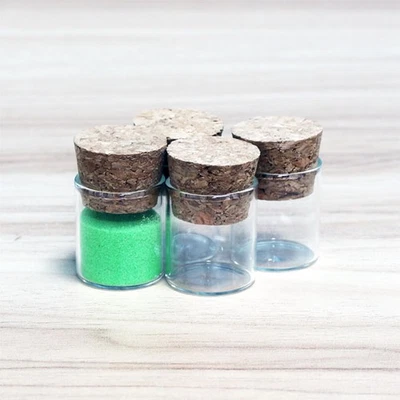 4ML Candy Empty Glass bottles 10-100PCS DIY corks Crafts Tiny Vials Vial Jars