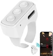 Remote Control, Music Control, Wireless Recording Controller Seamless Phone Integration Controller for Camera Selfie, Video Record, Music Control