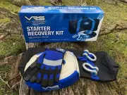 VRS Starter Recovery Kit | Snatch Strap Shackles Gloves Bag 4x4 Offroad 4WD