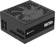 CORSAIR RM750x Fully Modular Low-Noise 80 Plus Gold ATX Power Supply – ATX 3.1 Compliant – PCIe 5.1 Support – Native 12V-2x6 Connector – Black