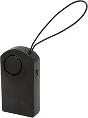 Wireless Door Alarm, Easy Installation Portable Vibration ABS Home Window Alarm Sensor