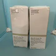 New 2 Pack Glycolic Acid 7% Toning Solution. 240ml 8.44 fl oz Exp. 2027