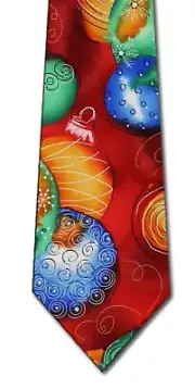 New Jerry Garcia Mens Designer Fashion Party Holiday Tie Colorful Red Green Blue