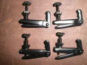 100 PCs 4/4 Violin Fine tuner full black color fiddle string adjuster