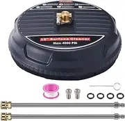 Concrete Power Washer | Floor Driveway Cleaner | Powerful Cleaning Tool, 15 Inch Heavy Duty Concrete Cleaner Power Washer, Powerful Cleaning with 1/4 Inch Quick Coupler for Walkways, Floor Driveway