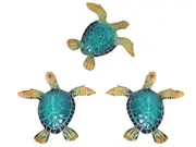 17cm Realistic Marble Turtle Figurine Decoration, Table Display, Wall Art