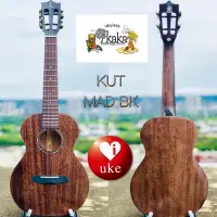 在飛比找Yahoo!奇摩拍賣優惠-KaKa KUC-MAD BK（黑色）全單桃花心木ukule