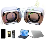 Computer Speakers for Desktop,Portable Multimedia Speaker - High-Quality Desktop Speakers USB Speaker with Multimedia Versatility
