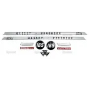 Hood Decal Set for Massey-Ferguson MF 165 MF165 Tractor UK Made Sparex Vinyl Kit