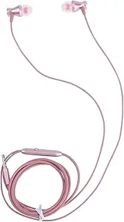 BRIGHTFUFU Jack Earphone with Built Mic Sweatproof Stereo Headset for Sports Rose Gold Design Advanced Magnetic Adsorption Line Control for Calls and Music Management