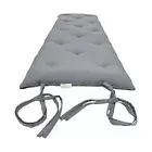 Traditional Floor Rolling Mattress, Cotton Bed, Shiki Futon 3 x 27x 80 Gray