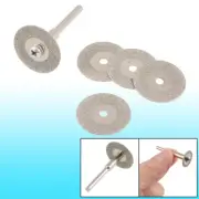 16mm Dia Mini Electric Grinder Abrasive Cutting Wheel 6 Pcs w Connector