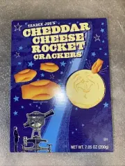 Trader Joe's Cheddar Cheese Rocket Crackers 7.05 oz Pack BRAND NEW FREE SHIPPING