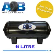Air On Board 6 Litre Steel Air Tank compatible with ARB Air Fitting Compressor