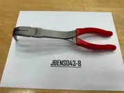 Snap-on Tools USA NEW RED 9-1/2" Soft Grip 90° Bent Needle Nose Pliers 490CF