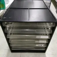 在飛比找蝦皮購物優惠-二手 樹德 A4 文件櫃 桌上型資料櫃 收納櫃 零件櫃 黑色