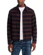Madewell Ombre Flannel Zip Shirt