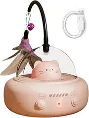 Automated Cat Toy,Automatic Motion Activated Cat Feather Toy | Pet Accessories for Mental Stimulation Boredom Hunting Playtime Home Birthday Holiday