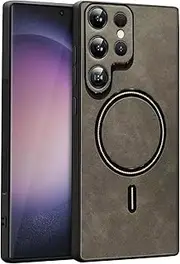 Luhuanx Case Compatible With Galaxy S23 Ultra,Designed For Samsung Galaxy S23 Ultra Case With Full Lens,Slim & Tough, Pocket-Friendly, Samsung S23 ULTRA Phone Covers -BLACK
