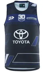 North Queensland Cowboys 2025 NRL Mens Alt Training Singlet
