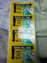1 mars mei decal sticker 1/2/5/10/20 and more bill acceptor / validator ae/vn