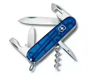 Victorinox Swiss Army Knife Spartan Blue Translucent 12 Functions multitool