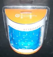 NIP Iconcepts Flexible Full Size Keyboard Blue Dirtproof Spillproof Waterproof