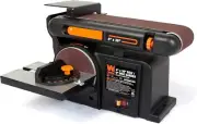 Benchtop Belt and Disc Sander with 4 x 36 in. Belt, 6 in. Disc and Cast Iron