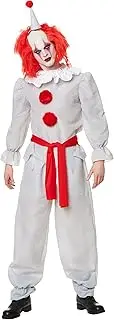 Killer Clown Costume - Halloween Adults Scary Horror Evil Villain Outfit