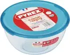 Pyrex Dajar Mixing Salad Bowl, Glass, Transparent, Diameter 21 Cm, 1 Unit Ite...
