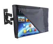 C32 Wrapped 22-24 Inches Outdoor Transparent TV Cover Waterproof and Dust-Proof Screen Protectors Cleaning Cloth for LCD LED